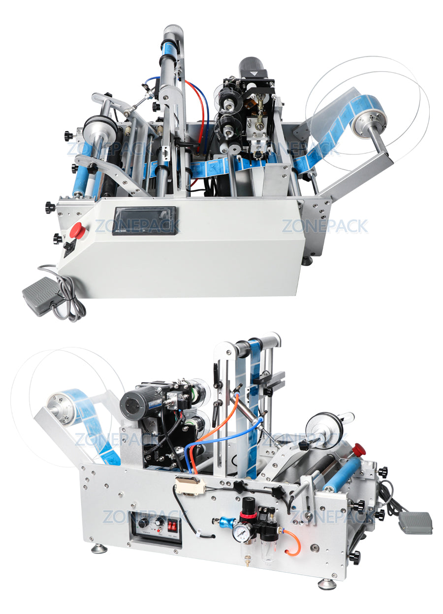 ZONESUN XL-T801 Semi-automatic  Round Bottle Labeling Machine