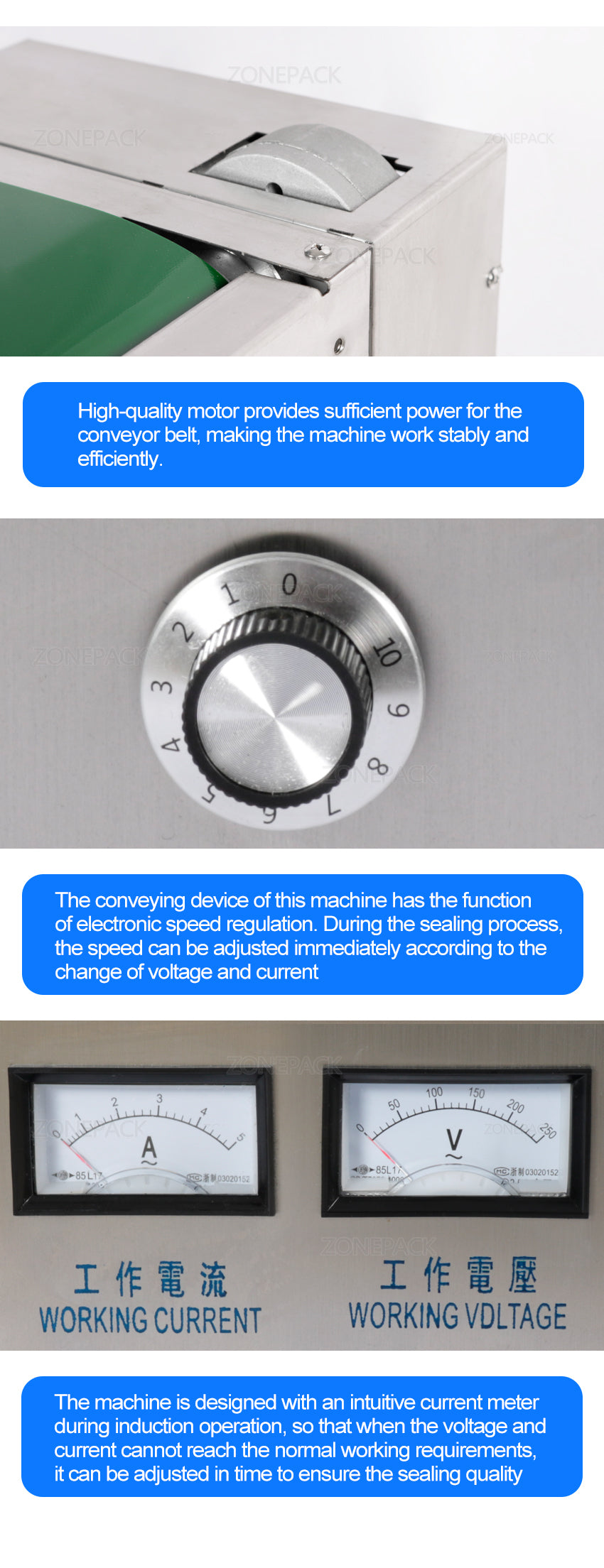 ZS-FK2100 Vertical Sealing Machine Electromagnetic Continuous Induction Aluminum Foil Sealing Machine Induction Automatic Sealer