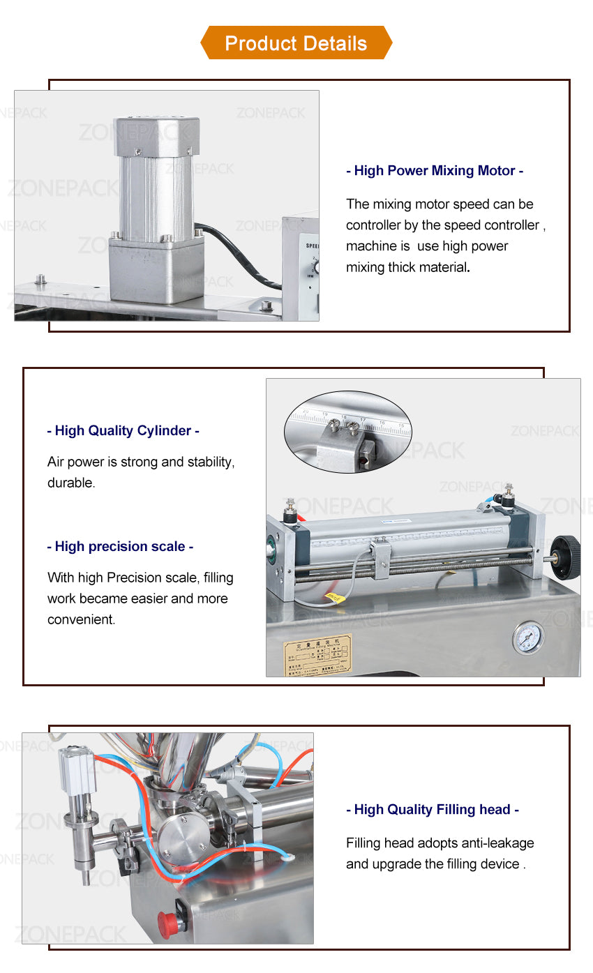 Double Nozzle Cream Honey Chocolate Sauce Alcohol Filling Machine with Heater