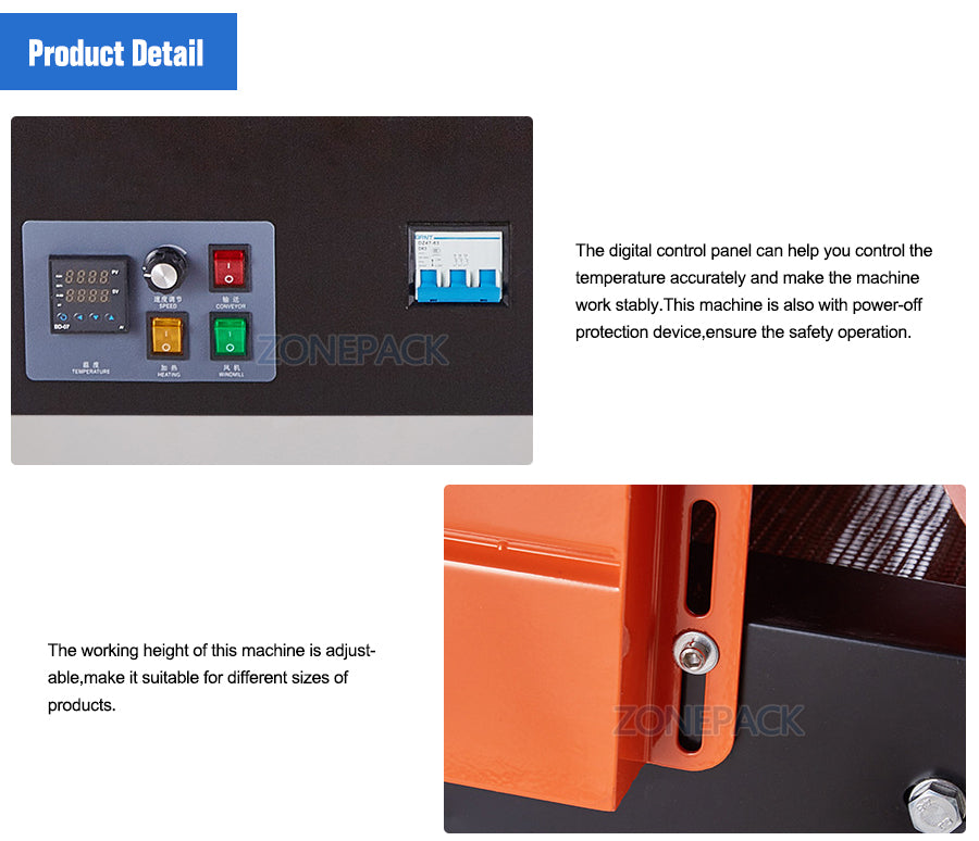 ZONESUN Heat Sealing Package Machine Automatic Shrink Wrapping Machine Plastic Packing Machine