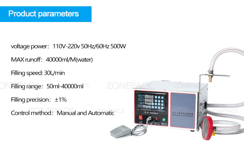 ZONESUN  Automatic Filling Machine Laundry Detergent Shampoo Oil Juice Water milk Liquid Bottle Filling Machine ZS-GFK17C