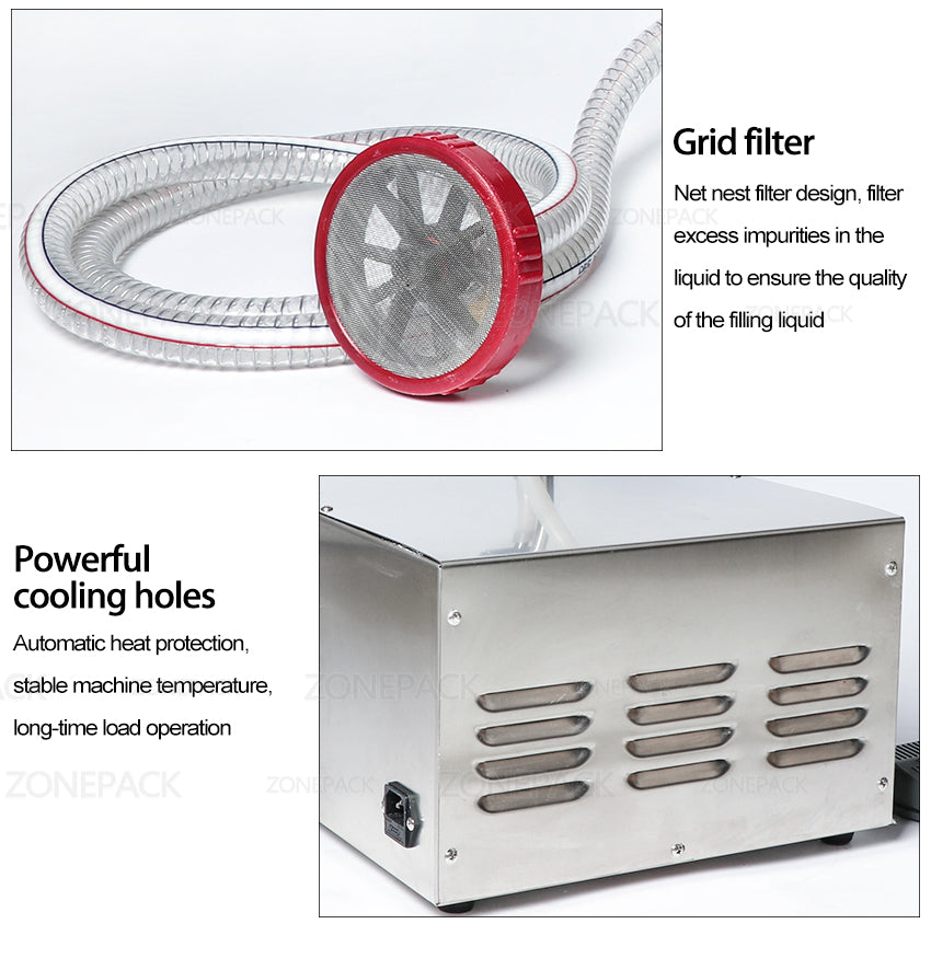 ZONESUN Automatic Filling Machine Laundry Detergent Shampoo Oil Juice Water milk Liquid Bottle Filling Machine ZS-GFK17C