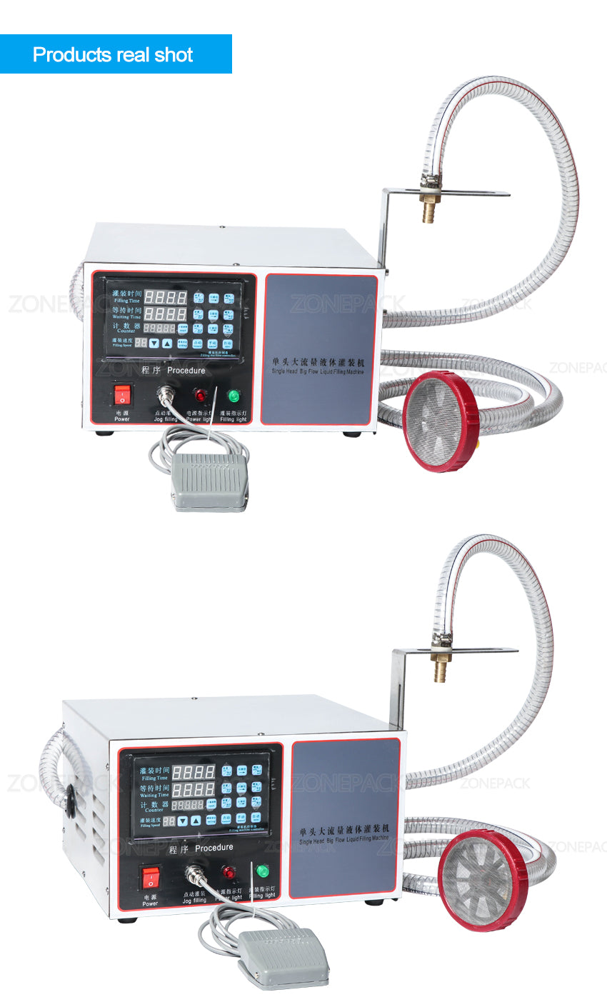 ZONESUN Automatic Filling Machine Laundry Detergent Shampoo Oil Juice Water milk Liquid Bottle Filling Machine ZS-GFK17C