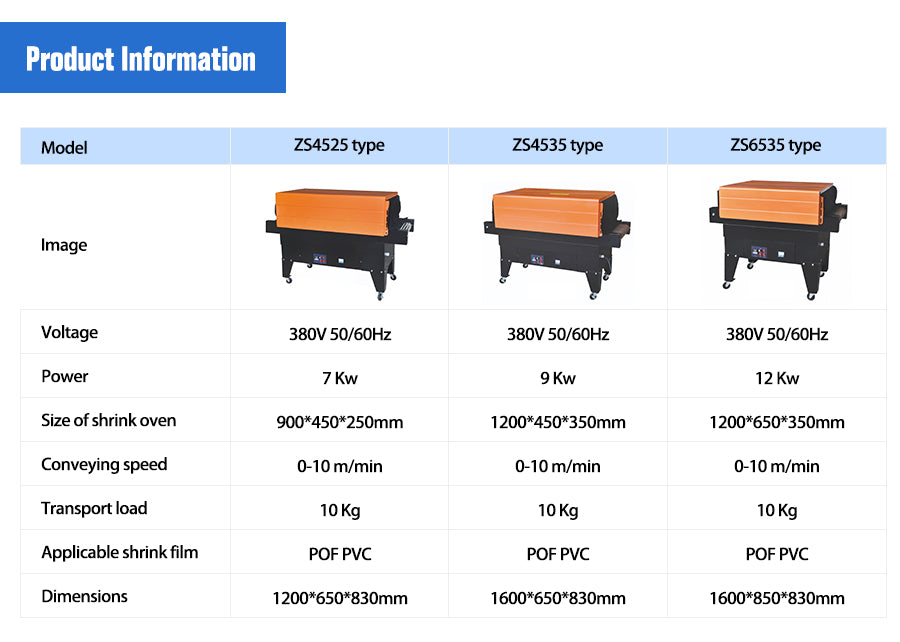 ZONESUN Heat Sealing Package Machine Automatic Shrink Wrapping Machine Plastic Packing Machine