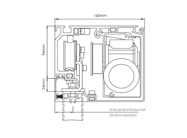 DSL16 profile drawing