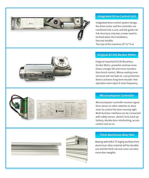 dsl16 automatic sliding door opeenr features