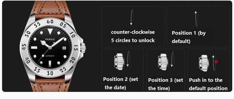 how to change the date on a watch