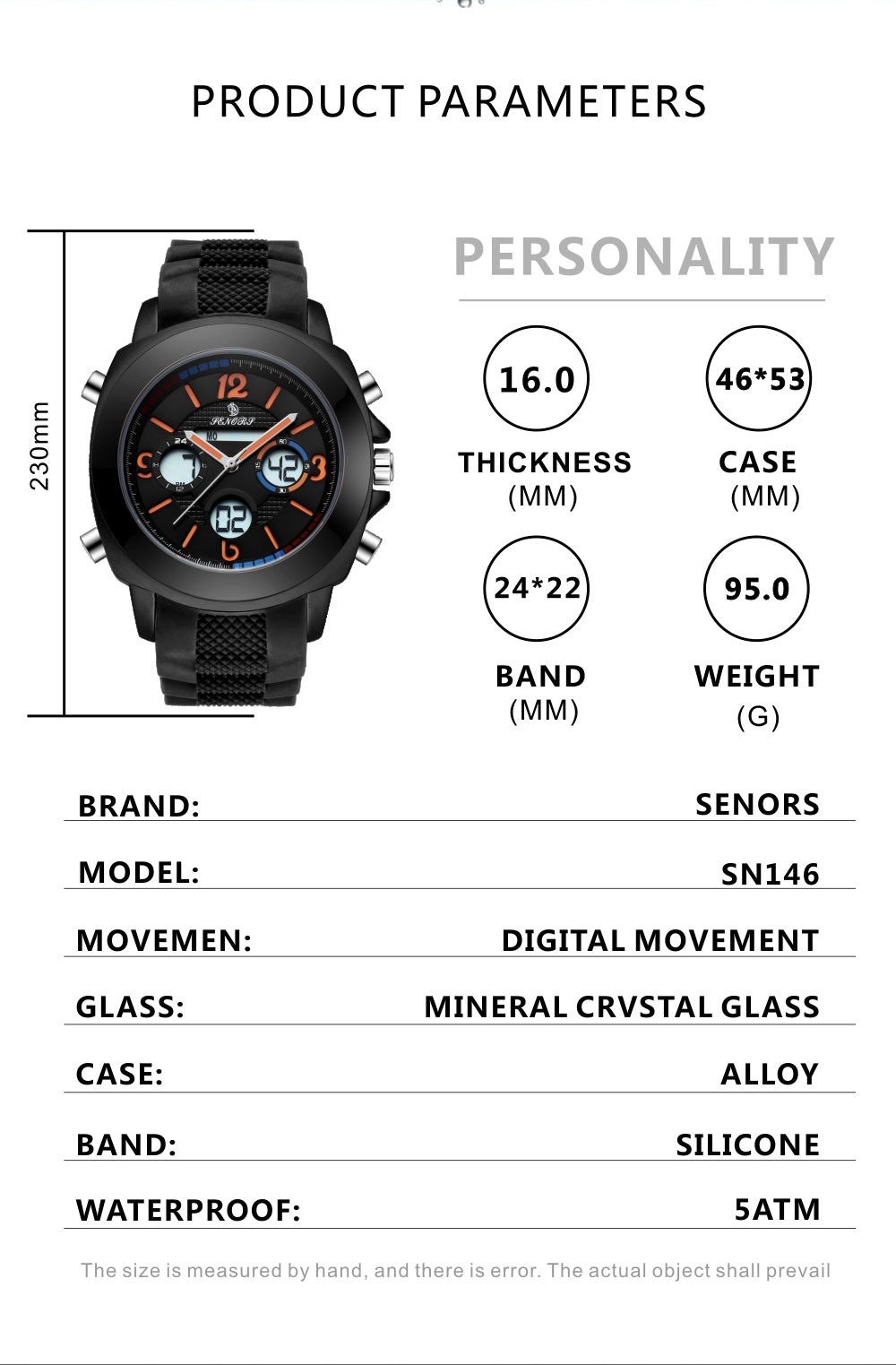 dual analog and digital watches