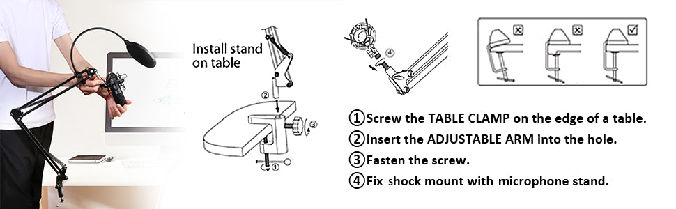 How to use a condenser mic: the Maono AU A04