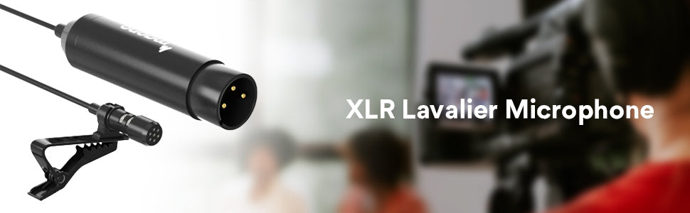 XLR lavalier microphone