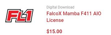FalcoX Mamba F411 AIO License