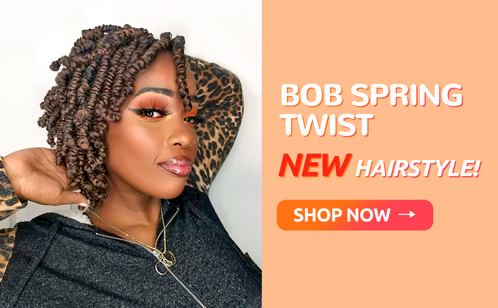 bob spring twist hair