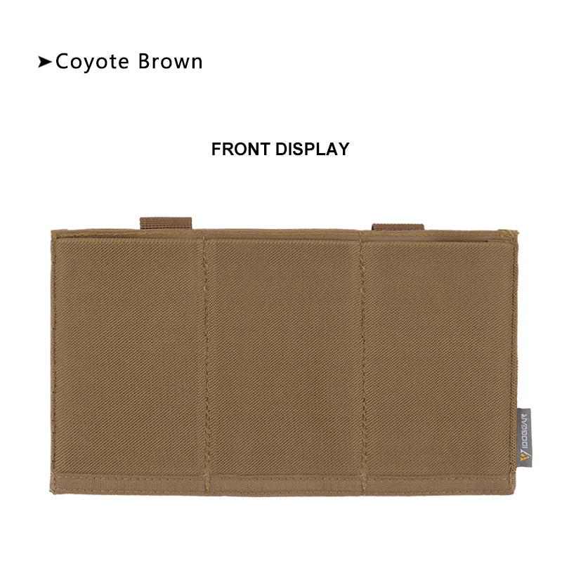 IDOGEAR Tactical 5.56 Magazine Pouch Fast Draw MOLLE Mag Pouch Carrier Triple Open Top 3555