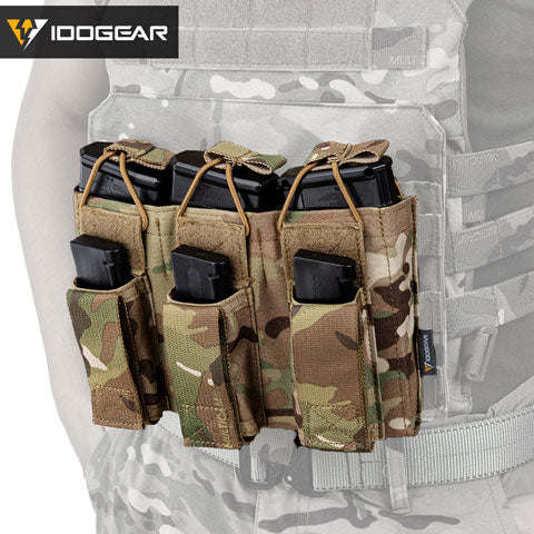 IDOGEAR Triple Double Decker Taco Magazine Pouch Shingle