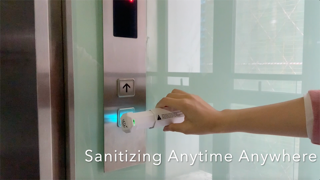 Pocket-size UVC sanitizer