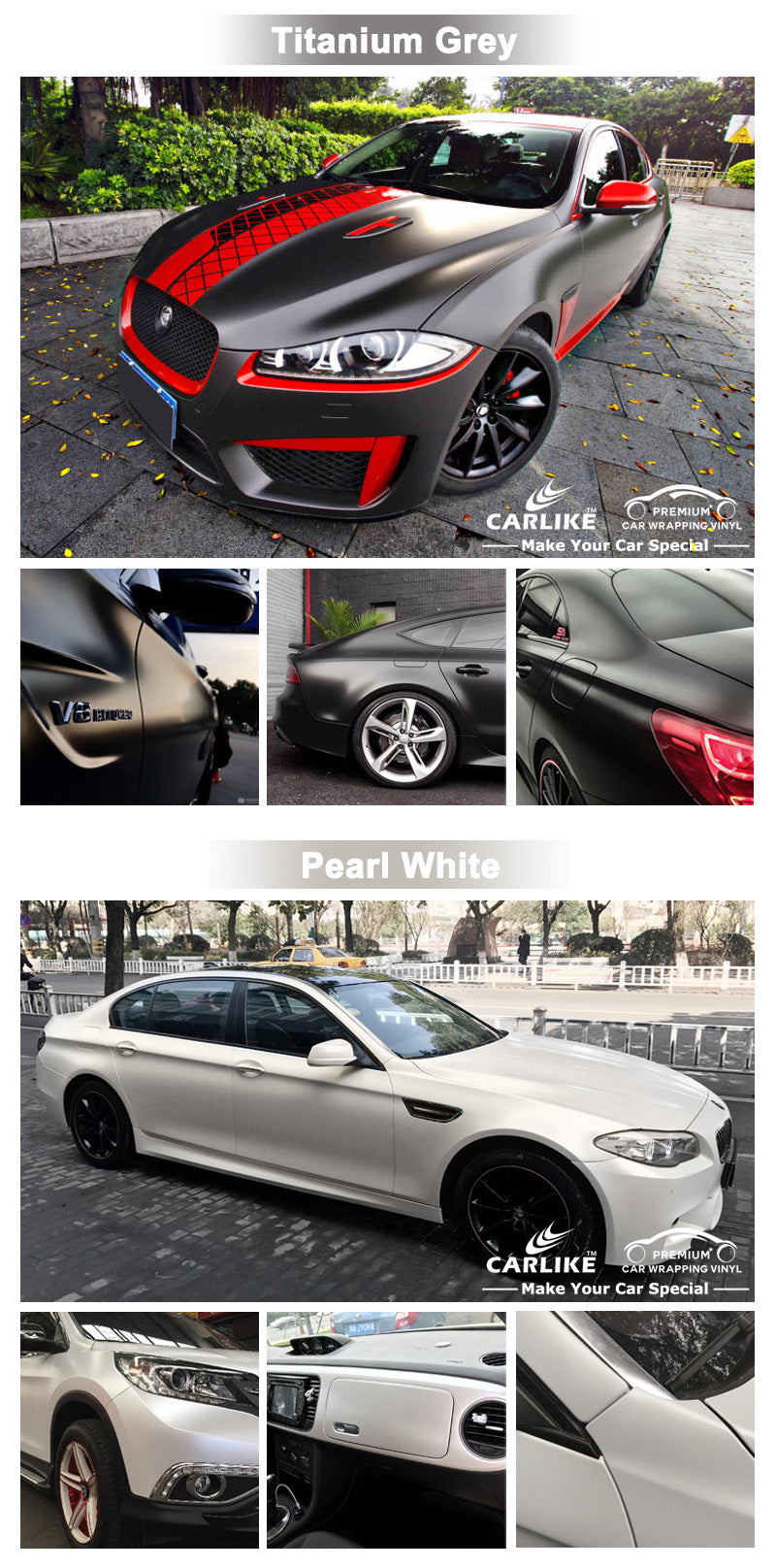 CARLIKE CL-EM Matte Electro Metallic Car Wrap Vinyl