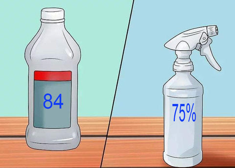 Science! How to use 75% alcohol and 84 disinfectant