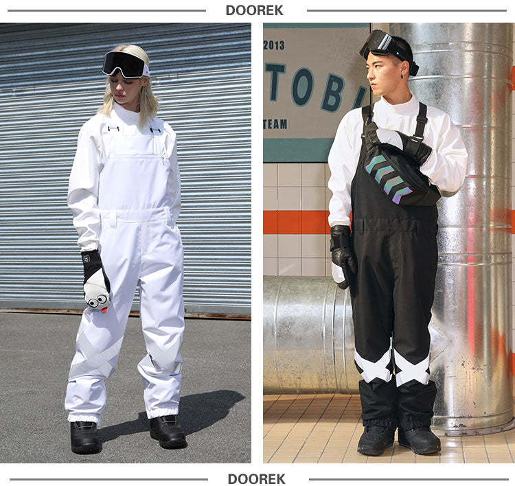 Doorek Superb Unisex Neon Glimmer Snow Bibs