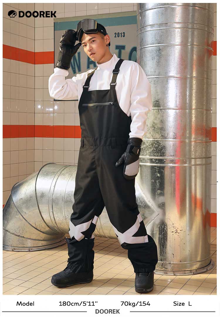 Doorek Superb Unisex Neon Glimmer Snow Bibs