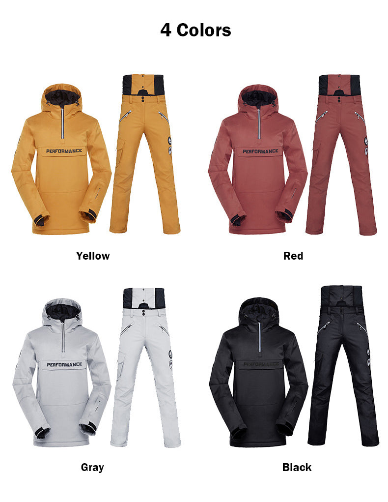 Womens High Experience Two Pieces Snowboard Suit - Jacket & Pants Set