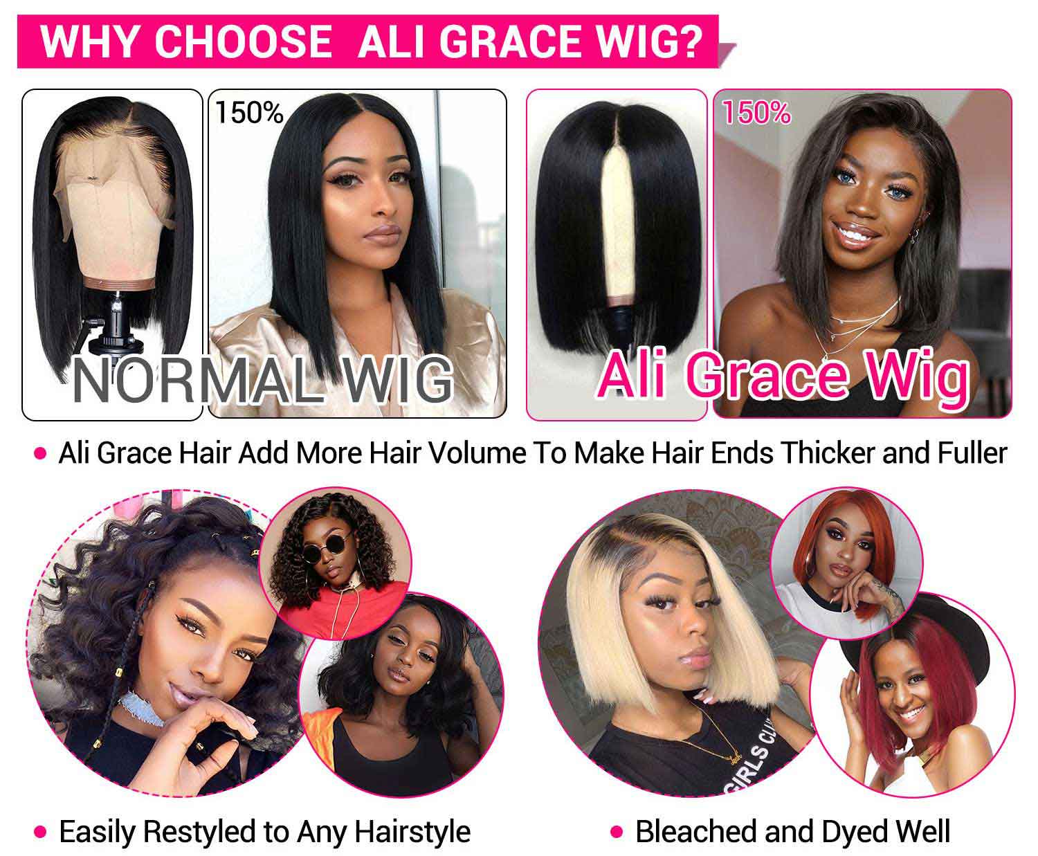 Bob Straight Human Hair Wigs-3