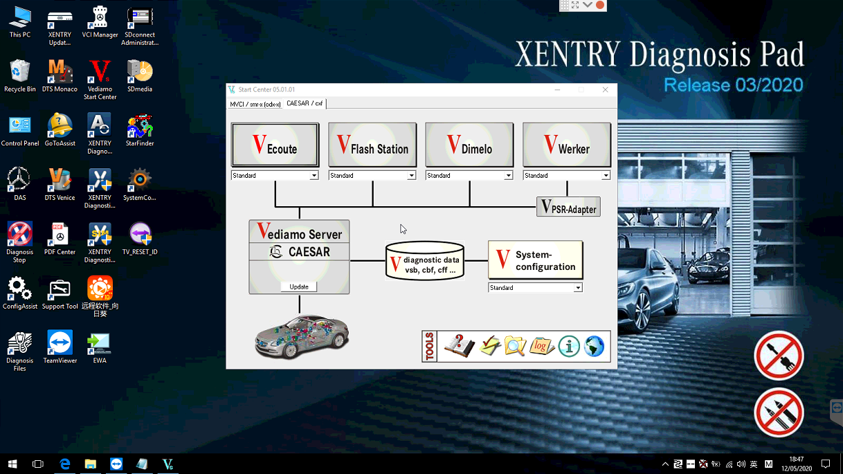 OEM C6 XENTRY Software