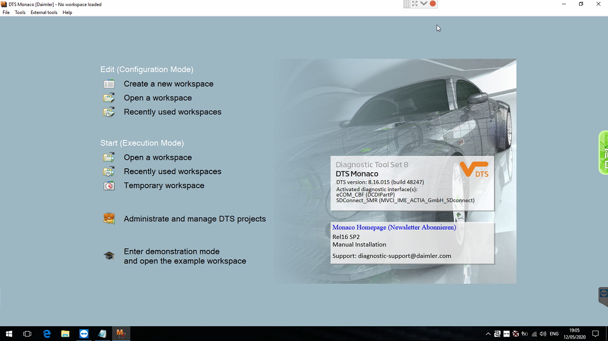OEM C6 XENTRY Software