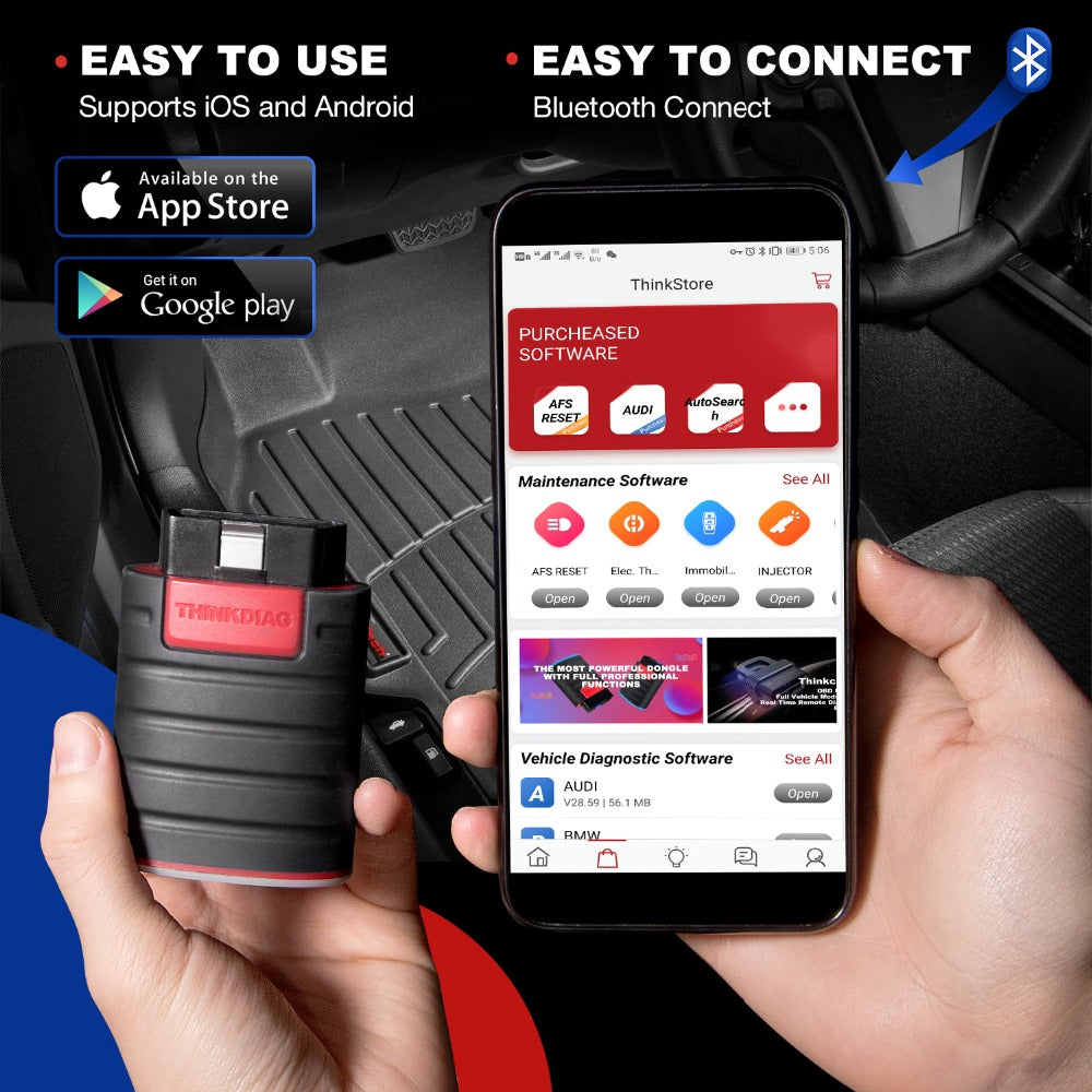 Launch X431 Thinkdiag OBD2 Full System Power