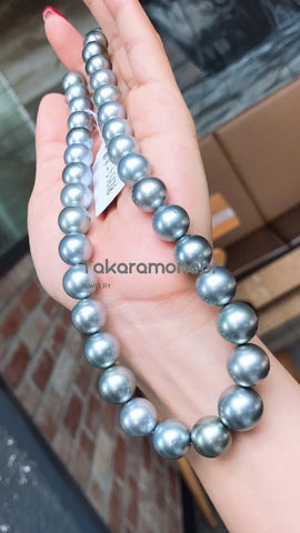 add a pearl necklace aurora ocean blue