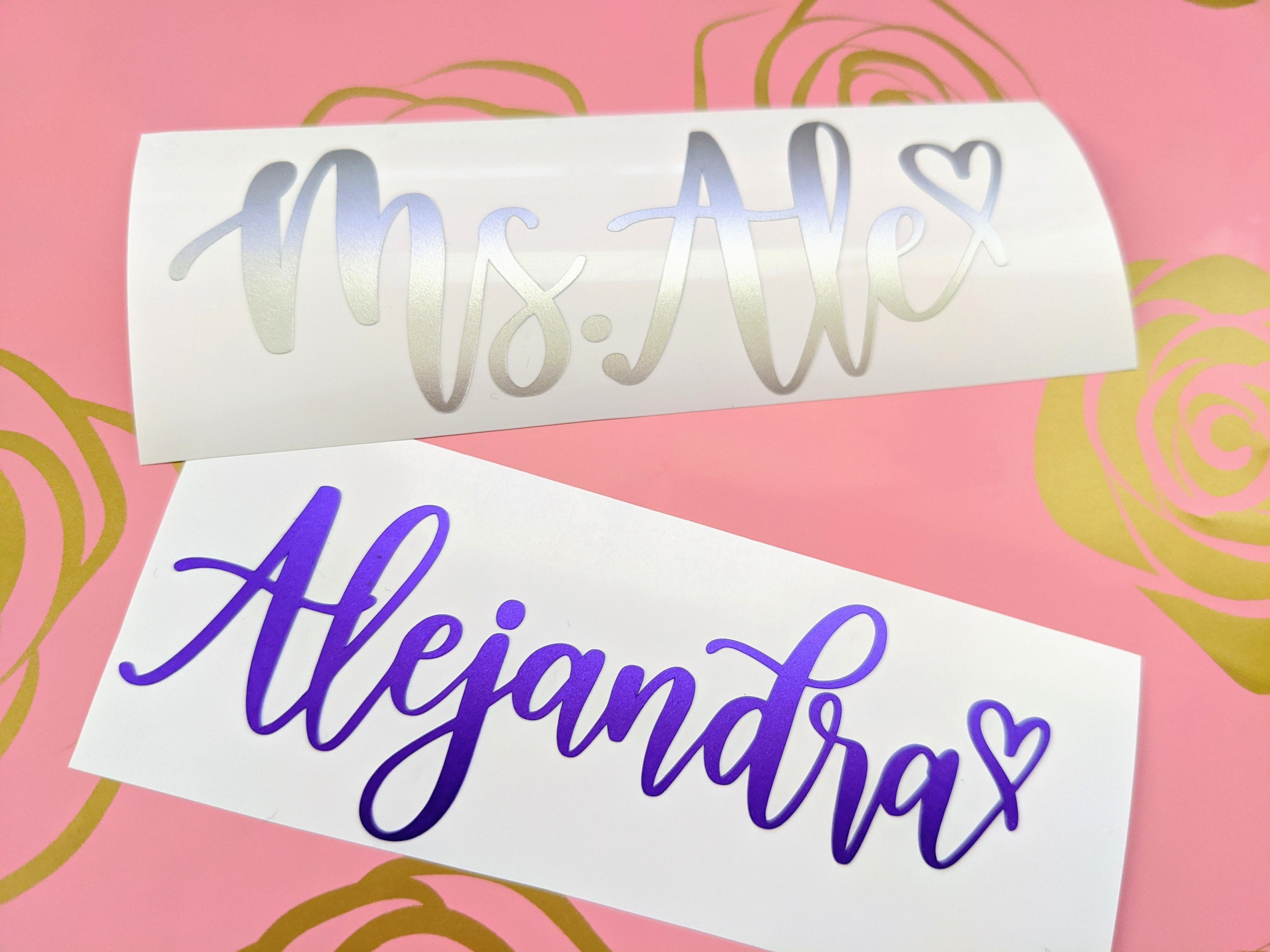 Ms. Ale and Alejandra stickers