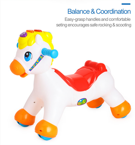 musical rocking horse for baby