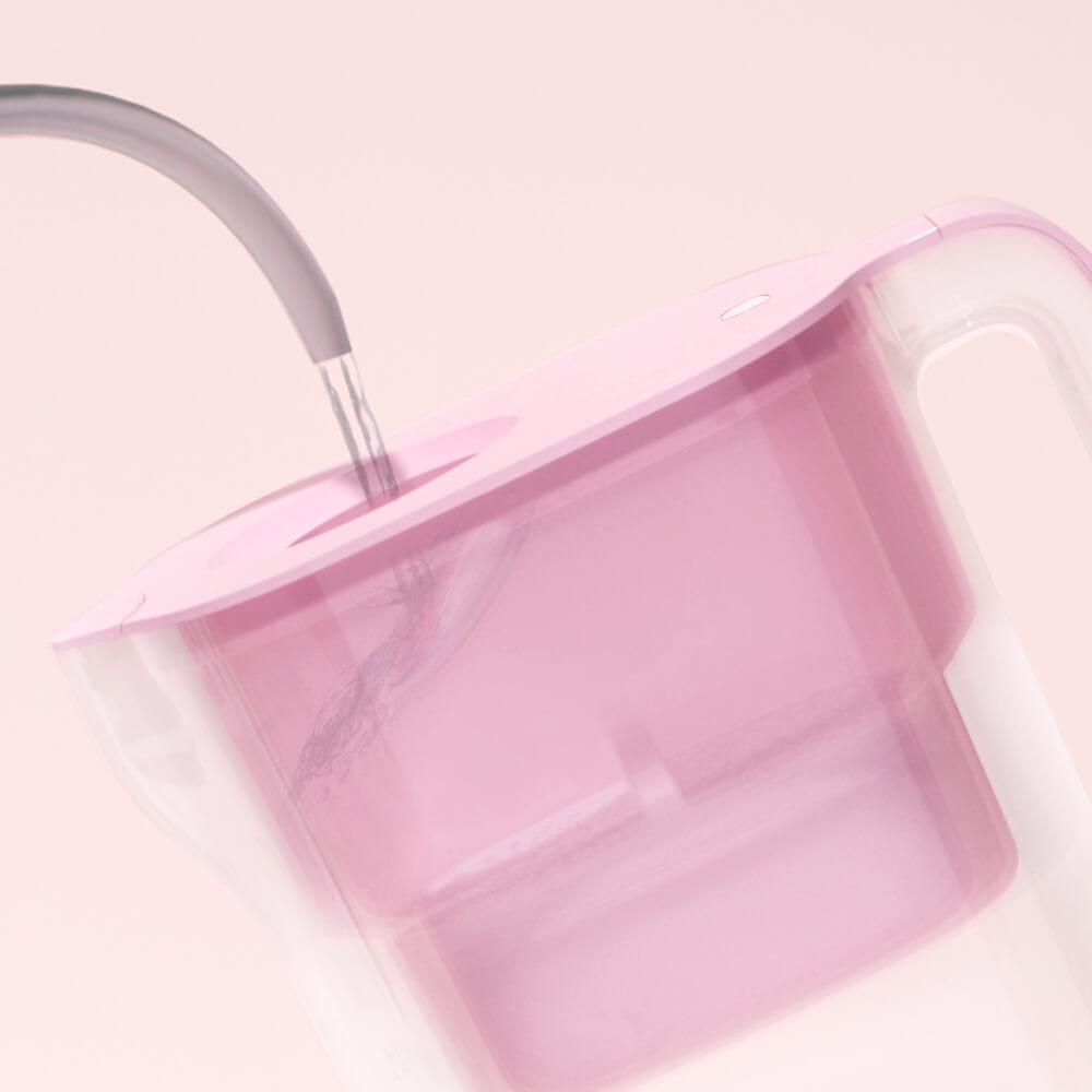water filter pink pitcher