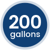 200 gallons filter life