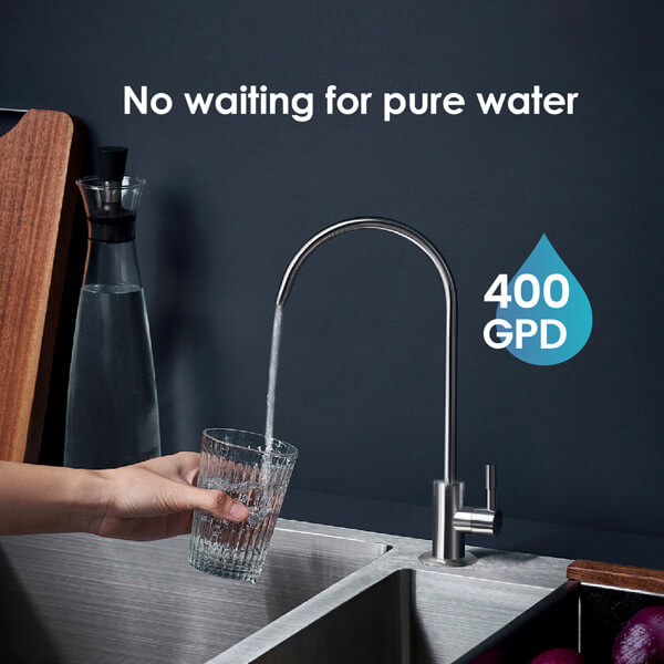 No waiting for pure water