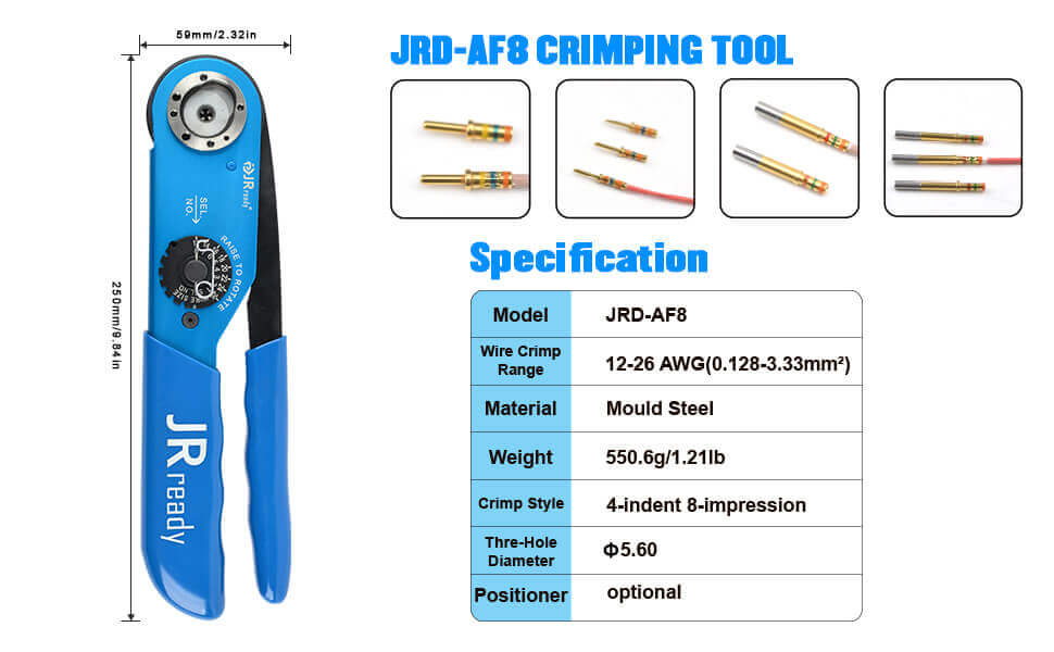 YJQ-W2A AF8 crimping tools