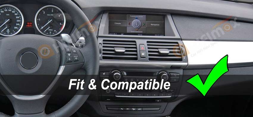 Bmw x5 e70 x6 e71 dashboard with ccc interface on display