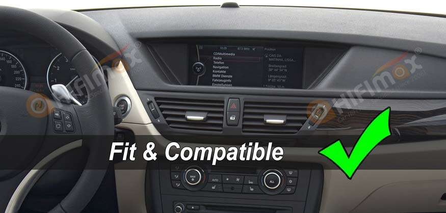 bmw x1 e84 dashboard with cic interface on display
