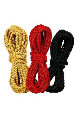 Multi-color Silk and Cotton Sex Bondage Rope 32 Feet