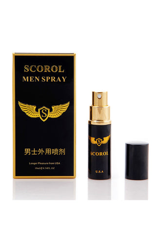 SCOROL Organic Men Delay Spray Desensitize Penis Longer Pleasure Time 10mL