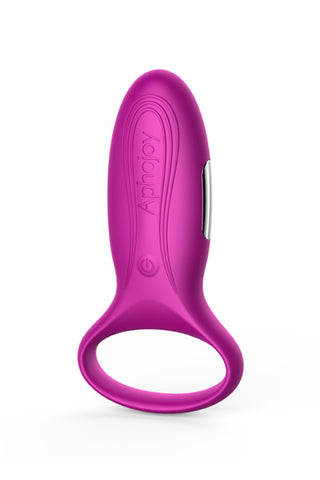 Rechargeable Bullet Penis Ring Vibrator Purple Pink