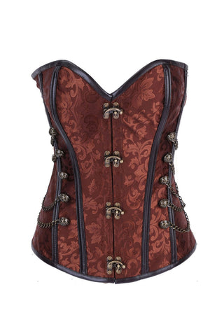 Gothic Steampunk Steel Boned Overbust Corset