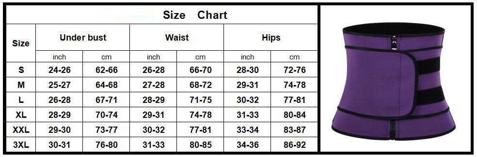 FeelinGirl Neoprene Waist Trainer For Workout Sweat Belt