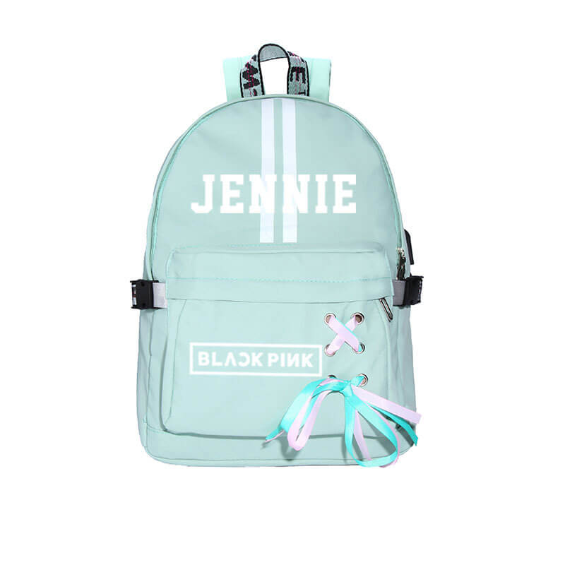 BLACKPINK New Student Charging Canvas Backpack