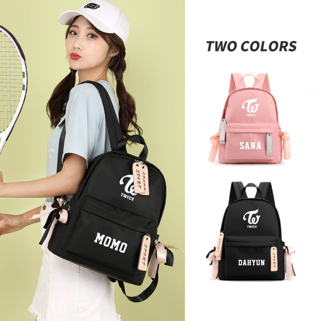 TWICE Cute Design Korean Backpack