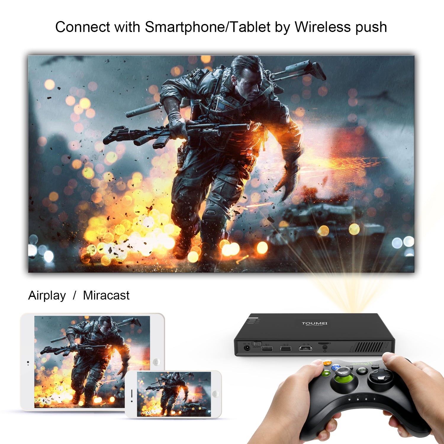 Toumei T5 1080p Projector Features 07