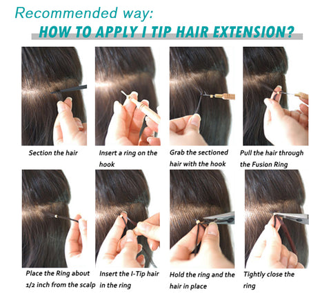 Keratin hair extensions