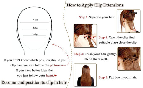 highlight clip in hair