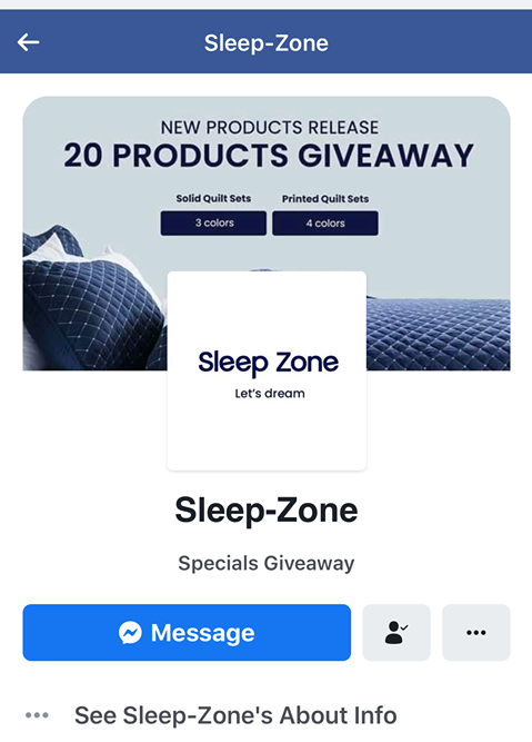 SleepZone,Bedding,Notify