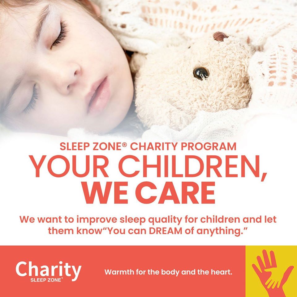 SleepZone,SleepZone-Charity,Charity for Children,Children’s sleep care,Bedding