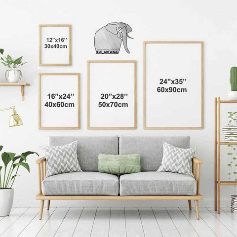 Colorful Picture Love Mums Flowers Women Wall Art Poster Canvas Print Eleartwall